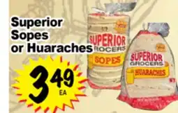 Superior Grocers Superior Sopes or Huaraches offer