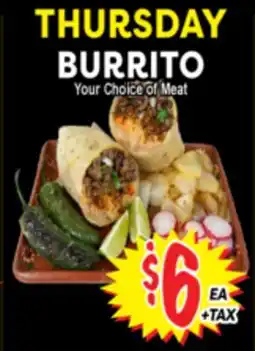 Superior Grocers BURRITO offer