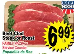 Superior Grocers Beef Clod Steak or Roast offer