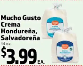 Superior Grocers Mucho Gusto Crema Hondureña, Salvadoreña offer