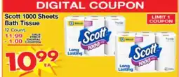 Superior Grocers Scott 1000 Sheets Bath Tissue offer