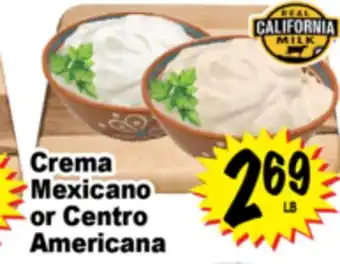 Superior Grocers Crema Mexicano Centro Americana offer