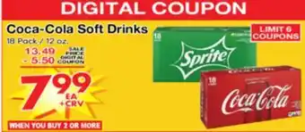 Superior Grocers Coca-Cola Soft Drinks offer
