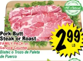 Superior Grocers Pork Butt Steak or Roast offer