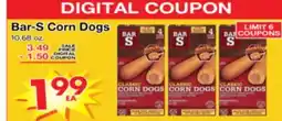 Superior Grocers Bar-S Corn Dogs offer