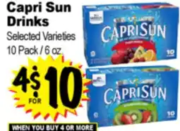 Superior Grocers Capri Sun Drinks offer