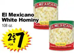 Superior Grocers El Mexicano White Hominy offer
