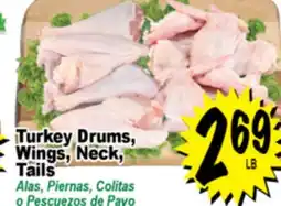 Superior Grocers Turkey Drums, Wings, Neck, Tails offer