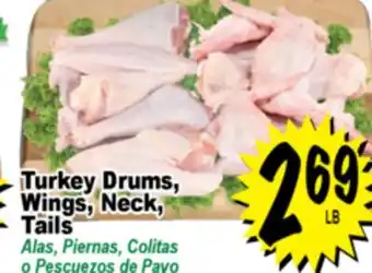Superior Grocers Turkey Drums, Wings, Neck, Tails offer
