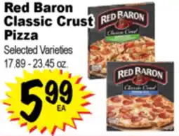 Superior Grocers Red Baron Classic Crust Pizza offer