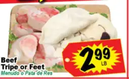Superior Grocers Beef Tripe or Feet offer