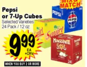 Superior Grocers Pepsi or 7-Up Cubes offer