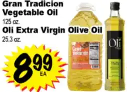 Superior Grocers Gran Tradicion Vegetable Oil 125 oz. Oli Extra Virgin Olive Oil 25.3 oz offer