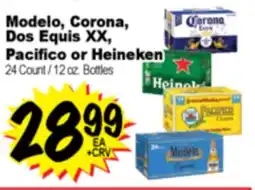 Superior Grocers Modelo, Corona, Dos Equis XX, Pacifico or Heineken offer
