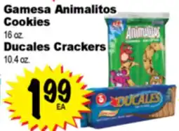 Superior Grocers Gamesa Animalitos Cookies 16 oz. 16 oz. Ducales Crackers 10 offer