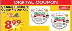 Superior Grocers Cacique Ranchero Queso Fresco offer