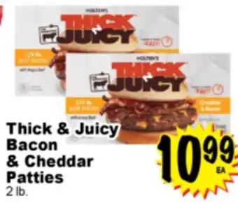 Superior Grocers Thick & Juicy Bacon & Cheddar Patties offer