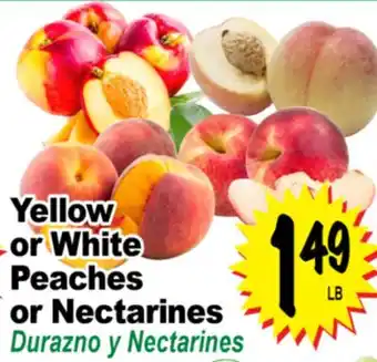 Superior Grocers Yellow or White Peaches or Nectarines offer