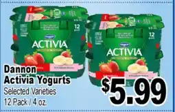 Superior Grocers Dannon Activia Yogurts offer