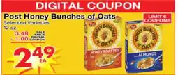 Superior Grocers Post Honey Bunches of Oats offer