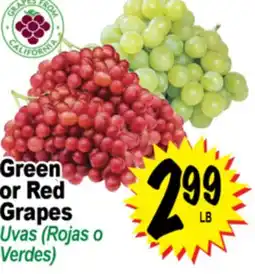 Superior Grocers Green or Red Grapes offer