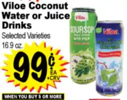 Superior Grocers Viloe Coconut Water or Juice Drinks offer