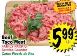 Superior Grocers Beef Taco Meat offer