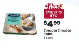 Grocery Outlet Cinnabon Swirls offer
