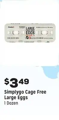 Grocery Outlet Cage Free Large Eggs offer