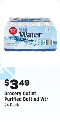 Grocery Outlet Purified Bottled Wtr offer