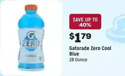 Grocery Outlet Zero Cool Blue offer