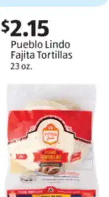 Aldi Pueblo Lindo Fajita Tortillas offer