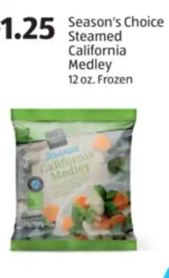 Aldi Season's Choice Steamed California Medley offer