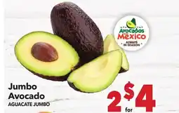 Vallarta Supermarkets Jumbo Avocado / AGUACATE JUMBO offer