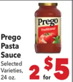 Vallarta Supermarkets Prego Pasta Sauce offer
