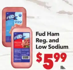 Vallarta Supermarkets Fud Ham Reg. and Low Sodium offer