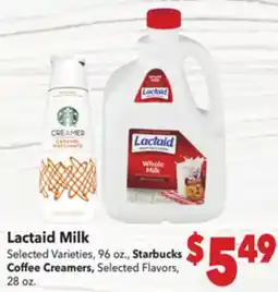 Vallarta Supermarkets Lactaid Milk offer