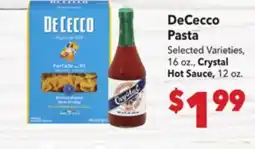 Vallarta Supermarkets DeCecco Pasta offer