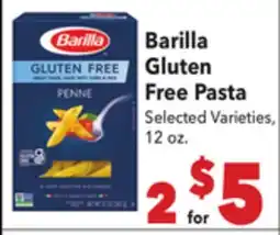 Vallarta Supermarkets Barilla Gluten Free Pasta offer