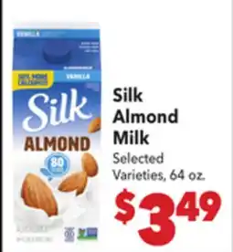 Vallarta Supermarkets Silk Almond Milk offer