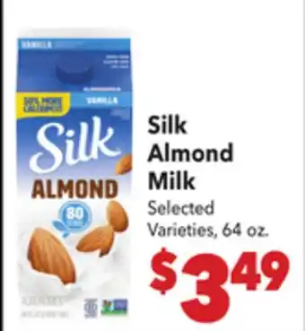 Vallarta Supermarkets Silk Almond Milk offer