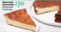 Vallarta Supermarkets Homestyle Cheesecake / Cheesecake Casero offer