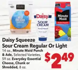 Vallarta Supermarkets Daisy Squeeze Sour Cream Regular Or Light offer