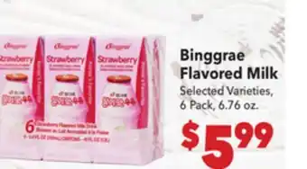 Vallarta Supermarkets Binggrae Flavored Milk offer