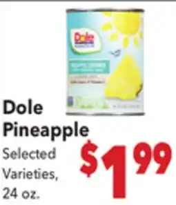Vallarta Supermarkets Dole Pineapple offer