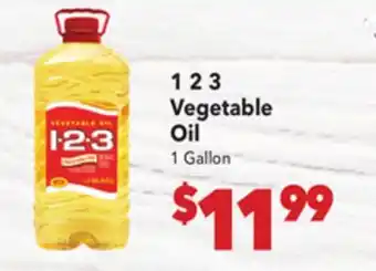Vallarta Supermarkets 1 2 3 Vegetable Oil offer