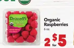 Vallarta Supermarkets Organic Raspberries offer