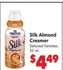 Vallarta Supermarkets Silk Almond Creamer offer