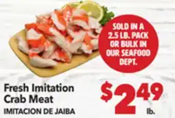 Vallarta Supermarkets Fresh Imitation Crab Meat / IMITACION DE JAIBA offer