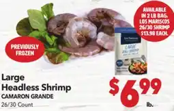 Vallarta Supermarkets Large Headless Shrimp / CAMARON GRANDE offer